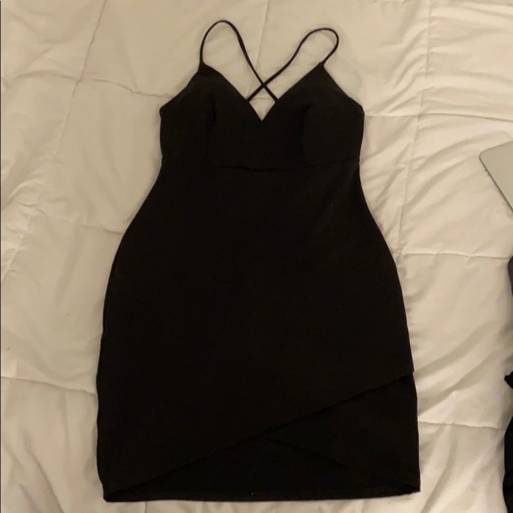 Mini Black Sparkly Dress